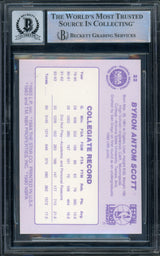 1983-84 Star #22 Byron Scott RC Los Angeles Lakers BGS Autograph 10
