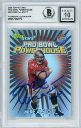 2000 Topps Stars Pro Bowl Power House #PB10 Mike Alstott Bucs BGS Autograph 10