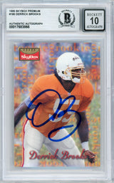 1995 Skybox Premium #180 Derrick Brooks RC Bucs BGS Autograph 10