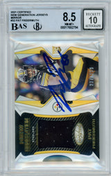 2021 Certified New Generations Jerseys Mirror #32 Pat Freiermuth RC 237/299 BGS 8.5 Auto 10