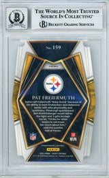 2021 Select Prizm Green & Yellow Die Cut #59 Pat Freiermuth RC BGS Auto 10