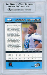 2002 Press Pass #40 Julius Peppers RC Panthers BGS Autograph