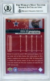 1999 Upper Deck #60 Michael Irvin Dallas Cowboys BGS Autograph 10