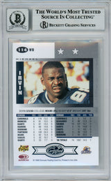1999 Leaf Certified #114 Michael Irvin Dallas Cowboys BGS Autograph 10