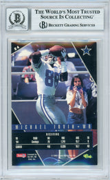 1995 Live Images #24 Michael Irvin Dallas Cowboys BGS Autograph 10
