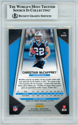 2017 Panini Prizm Silver #249 Christian McCaffrey RC Panthers BGS Autograph