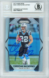 2017 Panini Prizm Silver #249 Christian McCaffrey RC Panthers BGS Autograph
