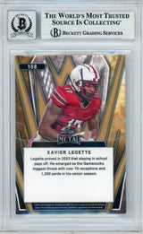 2024 Leaf Metal Silver #108 Xaiver Legette RC Panthers BGS Autograph 10