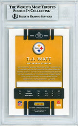 2017 Donruss Optic #122 T.J. Watt RC Pittsburgh Steelers BGS Autograph