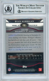 2011 Topps Platinum X-Fractor #12 Ryan Kerrigan RC Washington BGS Autograph 10