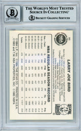 1985-86 Star #95 Larry Bird Boston Celtics BGS Autograph