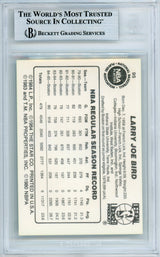 1985-86 Star #95 Larry Bird Boston Celtics BGS Autograph
