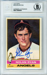 1976 Topps #330 Nolan Ryan Angels BGS Autograph