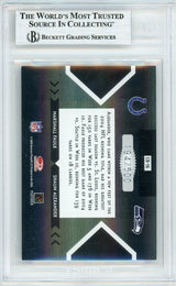 2005 Donruss Elite Face 2 Face Black #CB-16 Marshall Faulk & Shaun Alexander /500 BGS Auto