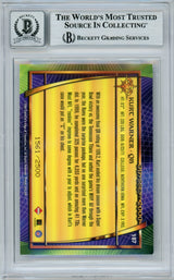 2000 Collector's Edge Odyssey Last Man Standing #187 Kurt Warner Rams BGS Autograph 10