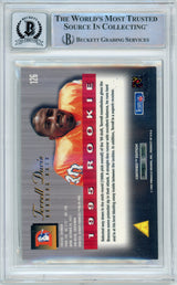 1995 Select Certified #126 Terrell Davis RC w/ "HOF" Insc. Broncos BGS Autograph 10