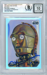 2023 Topps Star Wars Galaxy - Eroupe Celebration Edition #5 Anthony Daniels BGS Autograph 10
