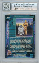 1995 Topps Star Wars Galaxy - C3P0 Thinker #288 Anthony Daniels BGS Autograph 10