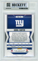 2025 Elite - Pink #111 Abdul Carter Rookie New York Giants BGS Autograph 10