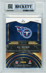 2019 Select - Rookie Swatches Copper Prizm /49 #RS-8 AJ Brown RC Titans BGS 6.5 Auto 10