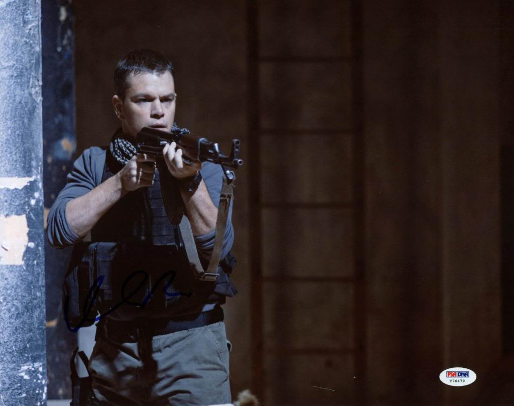 Matt Damon Green Zone Signed Authentic 11X14 Photo Autographed PSA/DNA #T76479