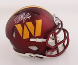 Terry McLaurin Autographed Washington Commanders Mini Helmet - Beckett Authentication