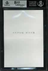 Kevin Spacey House Of Cards Authentic Signed 3.5x5 Thank You Card BAS Slabbed