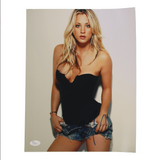 Kaley Cuoco Signed 11x14 Photo - JSA