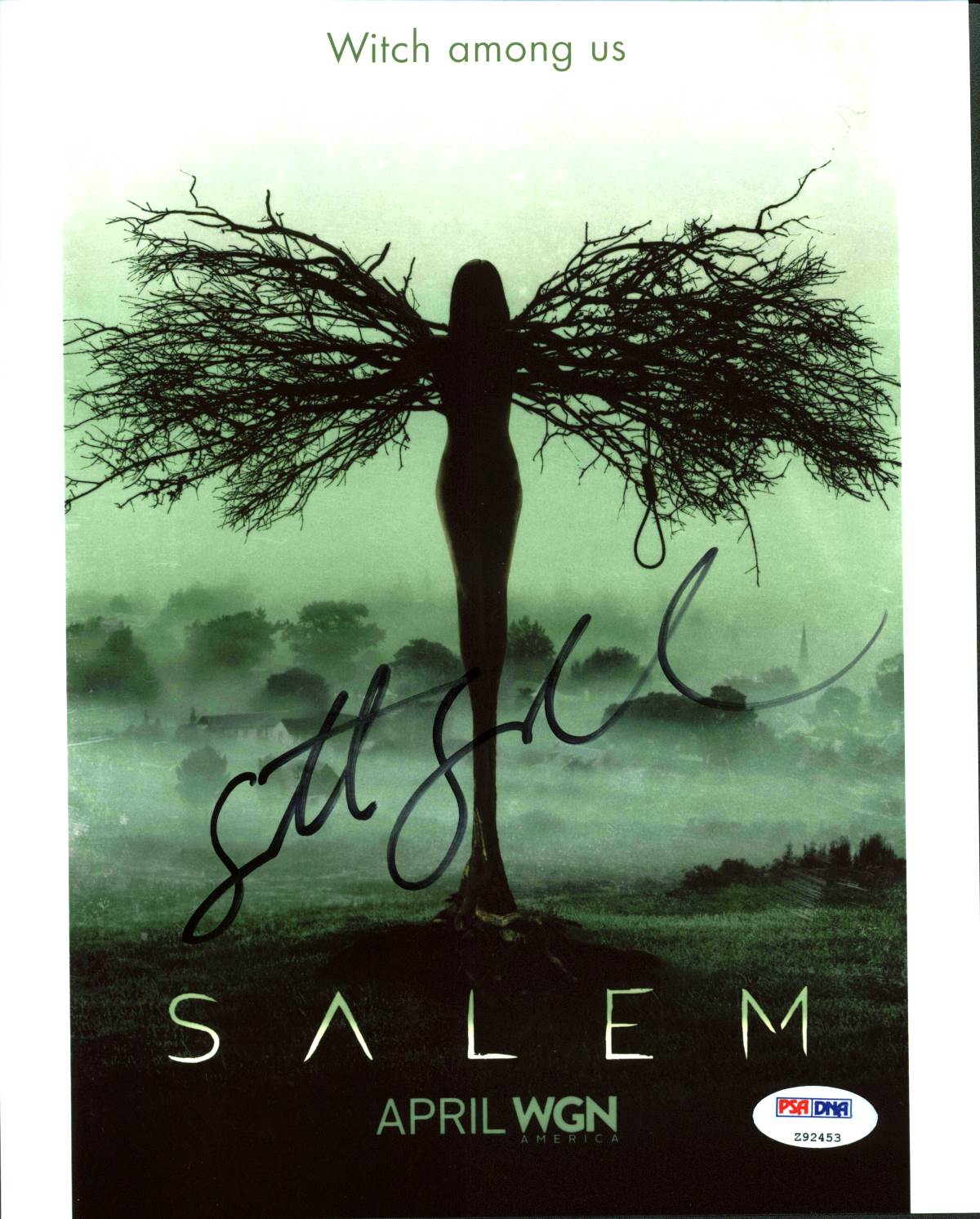 Seth Gabel Salem Authentic Signed 8X10 Photo Autographed PSA/DNA #Z92453