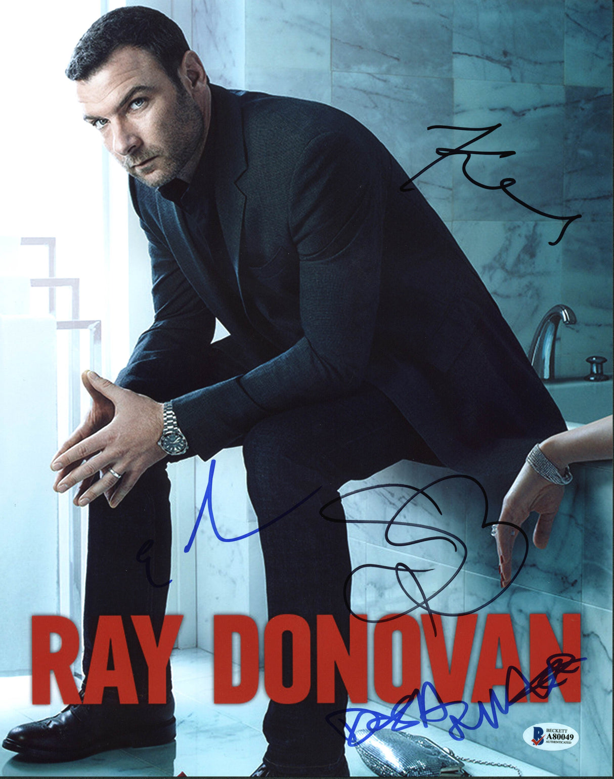 Ray Donovan (4) Marsan, Mihok, Bauer & Dorsey Signed 11X14 Photo BAS #A80049