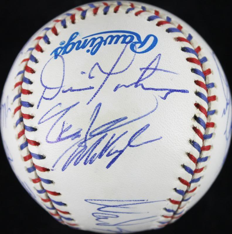 1995 Al All Stars (13) Signed OML 95 Asg Baseball Boggs Johnson PSA/DNA #U03044