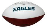 Cam Jurgens Signed Eagles Logo Football PSA/DNA w/ Super Bowl 59 LIX Case