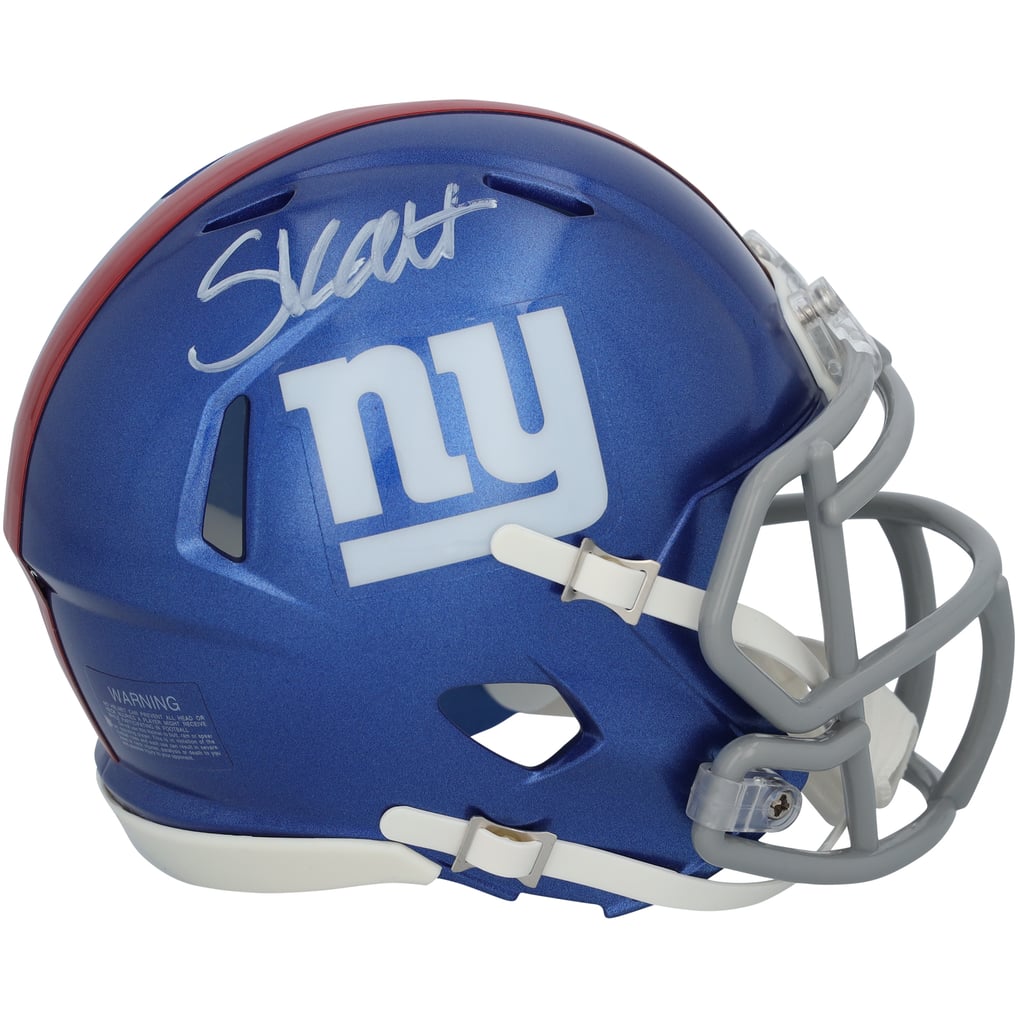Cam Skattebo Autographed New York Giants Speed Mini Helmet Fanatics