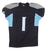 Cam Ward Tennessee Signed Navy Pro Cut Football Jersey JSA Hologram