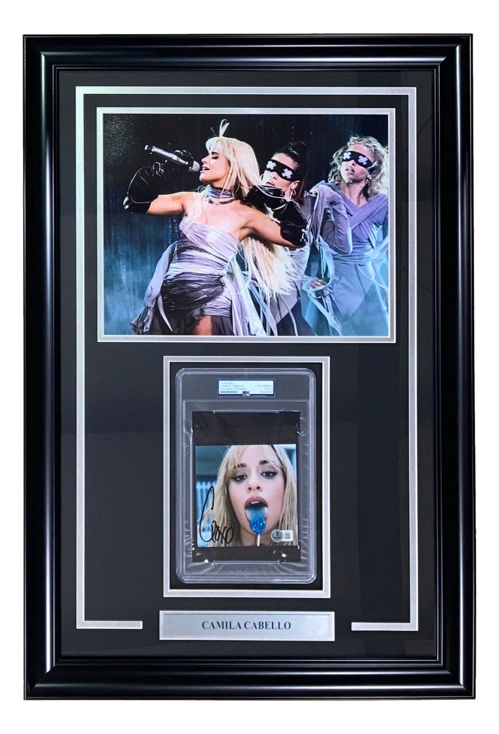 Camila Cabello Signed Framed C,XOXO CD Insert w/ 11x14 Photo PSA