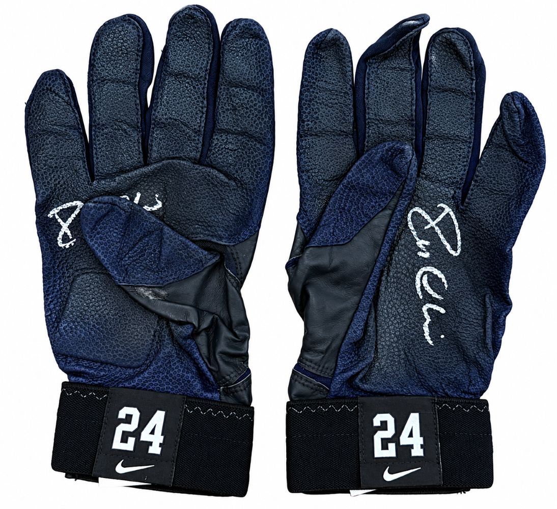 Robinson Cano Yankees Signed Game-Used Nike Diamond Elite Gloves PSA 785+786