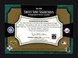 Edgar Martinez Autographed 2005 Upper Deck Sweet Spot Signatures Card #SS-EM Seattle Mariners #5/15 Auto Glove Card SKU #182662