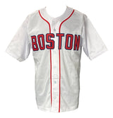 Carl Yastrzemski Boston Signed White Baseball Jersey TC 67 BAS