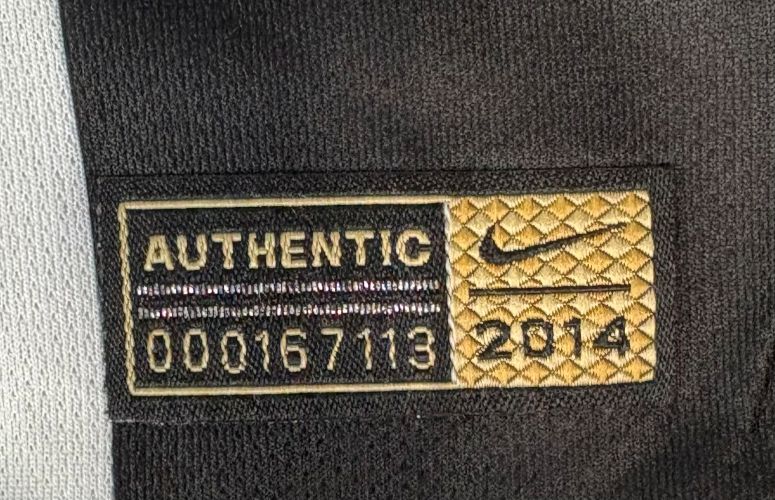 Carlos Tevez Signed Juventus Nike Soccer Jersey BAS