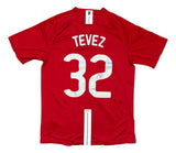 Carlos Tevez Signed Manchester United 2008 Champions League Nike Jersey BAS