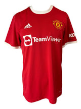 Carlos Tevez Signed Manchester United Red Adidas Soccer Jersey BAS