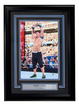 John Cena Signed Framed 8x12 WWE Photo BAS