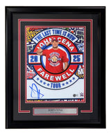 John Cena Signed Framed 11x14 WWE Farewell Photo BAS