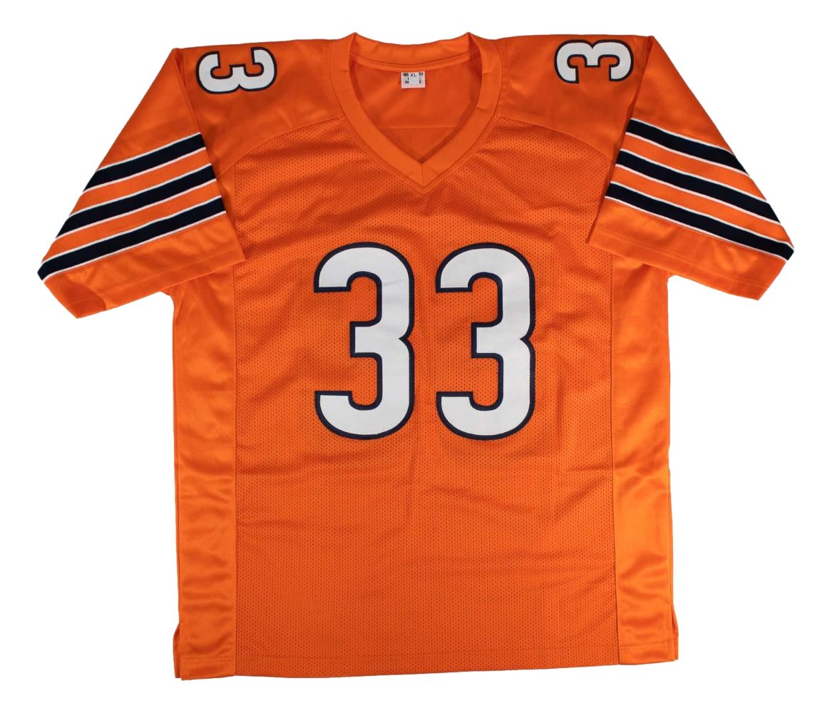 Charles Peanut Tillman Chicago Signed Orange Football Jersey JSA QR