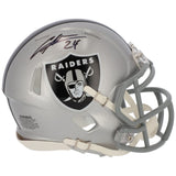Charles Woodson Autographed Raiders Speed Mini Helmet Fanatics