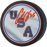 Charlie McAvoy Signed USA Hockey Logo Puck Fanatics