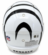 Ja'Marr Chase Signed Cincinnati Bengals FS White Authentic Speed Helmet BAS