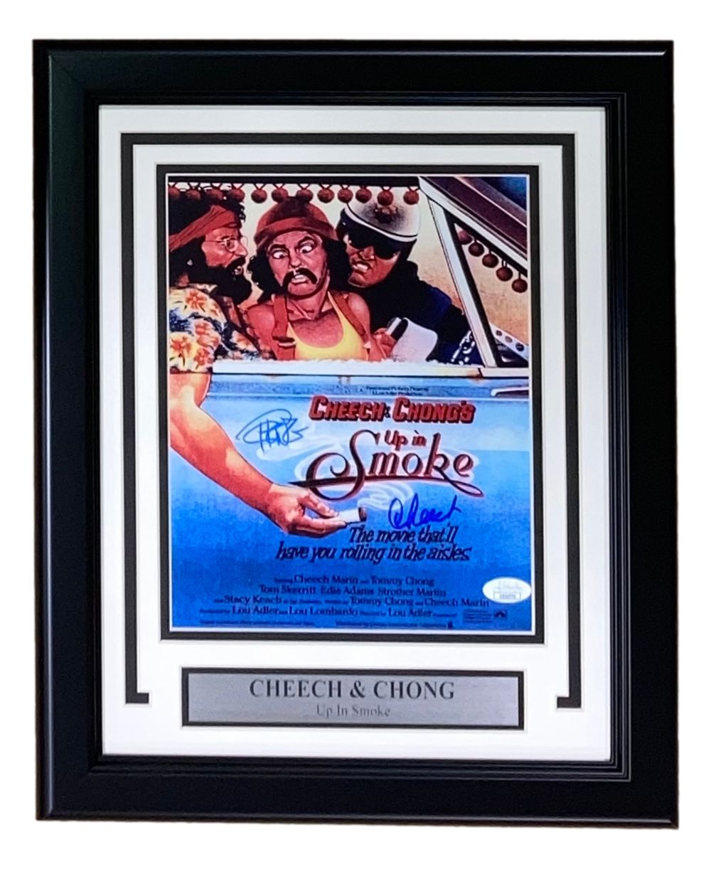 Cheech & Chong Signed Framed 8x10 Up In Smoke Photo 2 JSA