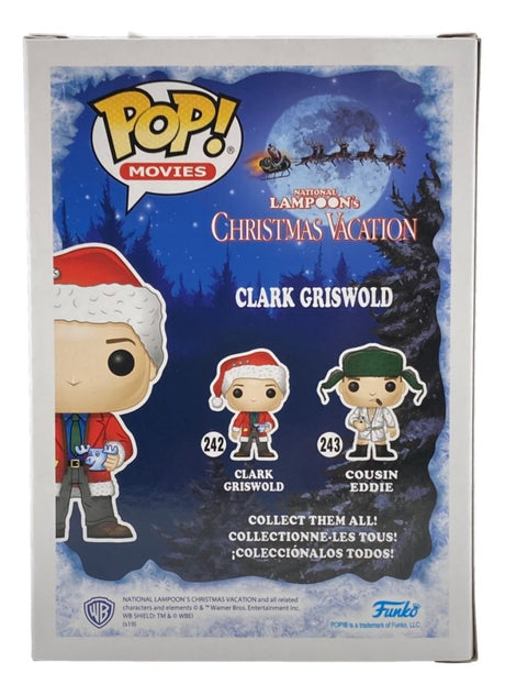 Chevy Chase Signed In Red National Lampoon Christmas Vacation Funko Pop #242 BAS - Sports Integrity