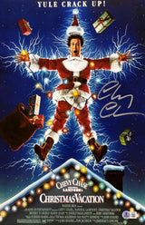 Chevy Chase Signed 11x17 National Lampoon's Christmas Vacation Photo BAS